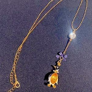 Betsey Johnson Penguin Necklace 🐧